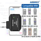 ABBREE Bluetooth Wireless Programmer for Walkie Talkie Plug & Play No Driver Issue Phone for UV5R BF888S Quansheng UVK5