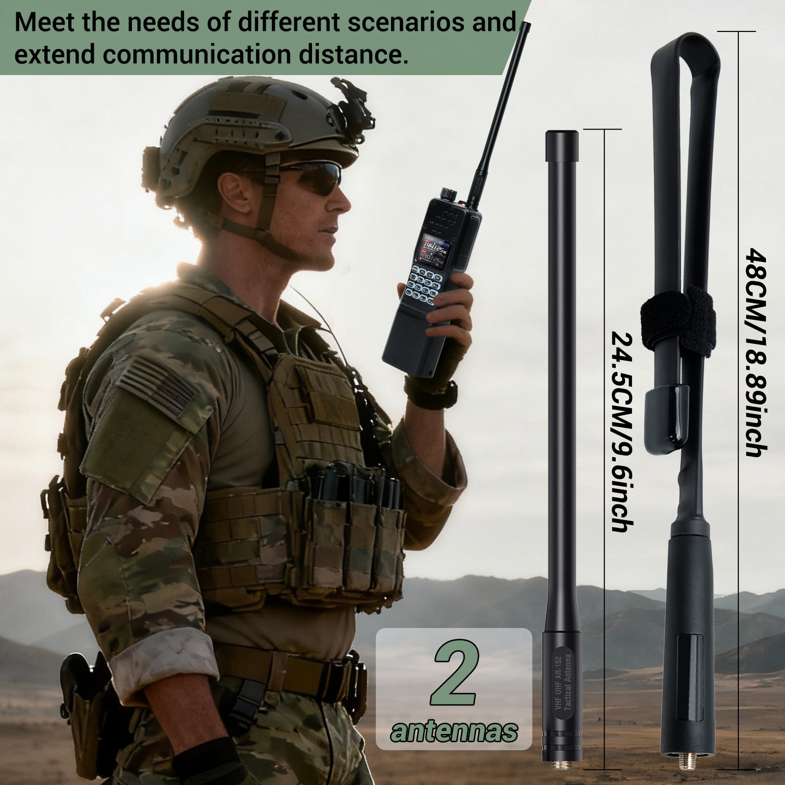 BAOFENG AR-152 PRO GPS Walkie Talkie Long Range Bluetooth Programming 10W Multi Band 12000mAh Tactial 1000CH Two Way Ham Radio