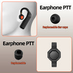 ABBREE BT-E2 Walkie Talkie Wireless Headset 2.4G Earphone Noise Reduction 2 Pin for Baofeng Quansheng Two Way Radio