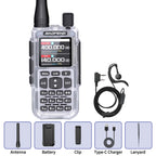 BAOFENG MINI 5 New Upgrade Walkie Talkie Wireless Copy Frequency 2200mAh Battery Bluetooth APP Programming UV-5R Mini Ham Radio