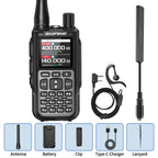 BAOFENG MINI 5 Walkie Talkie 2200mAh Battery APP Bluetooth Programming Long Range Dual PTT Newly Upgraded UV-5R MINI Ham Radio