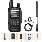 Baofeng Mini 5 Walkie Talkie Upgrade 5R Mini Bluetooth Programming Wireless Copy Frequency Full Band Type-C Long Range Ham Radio