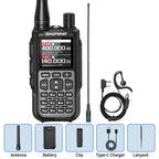 BAOFENG MINI 5 Walkie Talkie 2200mAh Battery APP Bluetooth Programming Long Range Dual PTT Newly Upgraded UV-5R MINI Ham Radio