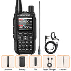 Baofeng Mini 5 Walkie Talkie Upgrade 5R Mini Bluetooth Programming Wireless Copy Frequency Full Band Type-C Long Range Ham Radio