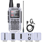 BAOFENG MINI 5 New Upgrade Walkie Talkie Wireless Copy Frequency 2200mAh Battery Bluetooth APP Programming UV-5R Mini Ham Radio