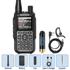 BAOFENG MINI 5 Walkie Talkie 2200mAh Battery APP Bluetooth Programming Long Range Dual PTT Newly Upgraded UV-5R MINI Ham Radio