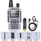BAOFENG MINI 5 New Upgrade Walkie Talkie Wireless Copy Frequency 2200mAh Battery Bluetooth APP Programming UV-5R Mini Ham Radio