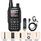 Baofeng Mini 5 Walkie Talkie Upgrade 5R Mini Bluetooth Programming Wireless Copy Frequency Full Band Type-C Long Range Ham Radio