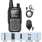 BAOFENG MINI 5 Walkie Talkie 2200mAh Battery APP Bluetooth Programming Long Range Dual PTT Newly Upgraded UV-5R MINI Ham Radio