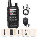 Baofeng Mini 5 Walkie Talkie Upgrade 5R Mini Bluetooth Programming Wireless Copy Frequency Full Band Type-C Long Range Ham Radio