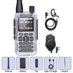 BAOFENG MINI 5 New Upgrade Walkie Talkie Wireless Copy Frequency 2200mAh Battery Bluetooth APP Programming UV-5R Mini Ham Radio