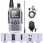 BAOFENG MINI 5 New Upgrade Walkie Talkie Wireless Copy Frequency 2200mAh Battery Bluetooth APP Programming UV-5R Mini Ham Radio