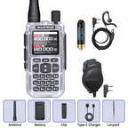 BAOFENG MINI 5 New Upgrade Walkie Talkie Wireless Copy Frequency 2200mAh Battery Bluetooth APP Programming UV-5R Mini Ham Radio