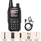 Baofeng Mini 5 Walkie Talkie Upgrade 5R Mini Bluetooth Programming Wireless Copy Frequency Full Band Type-C Long Range Ham Radio