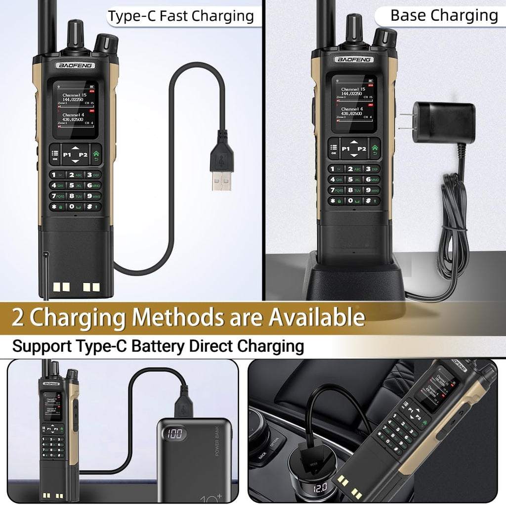 BAOFENG Digital Walkie Talkie DM-32 DMR | Upgraded 3800mAh Battery GPS | Dual Time Slot Air Band APRS For UV-5R UV-32 Ham Radio
