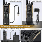 BAOFENG Digital Walkie Talkie DM-32 DMR | Upgraded 3800mAh Battery GPS | Dual Time Slot Air Band APRS For UV-5R UV-32 Ham Radio