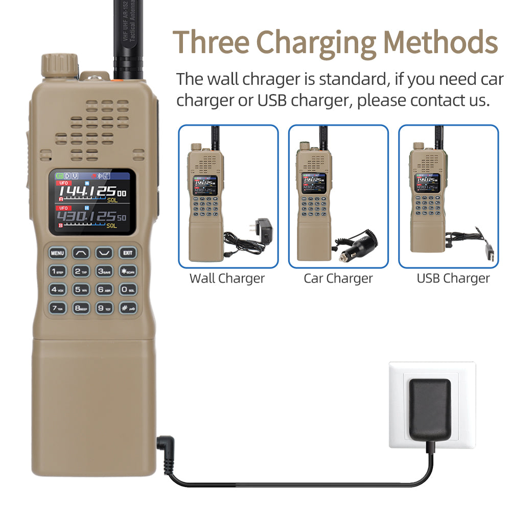 Baofeng AR-152 PRO GPS Ham Radio High Powerful CS Tactical Game Walkie Talkie Long Range Upgraded AR-152 Portable Two Way Radio