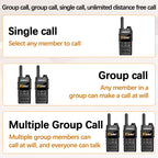 ABBREE GP-268 Network Walkie Talkie Zello Global POC Radio Wireless Unlimited distance SIM Card 4G Android Bluetooth Ham Radio