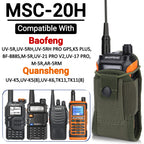 Tactical Walkie Talkie Pouch Oxford Molle Radio Pouch Holder Pocket Portable Outdoor Hunting Sports Waist Bag Interphone Holster
