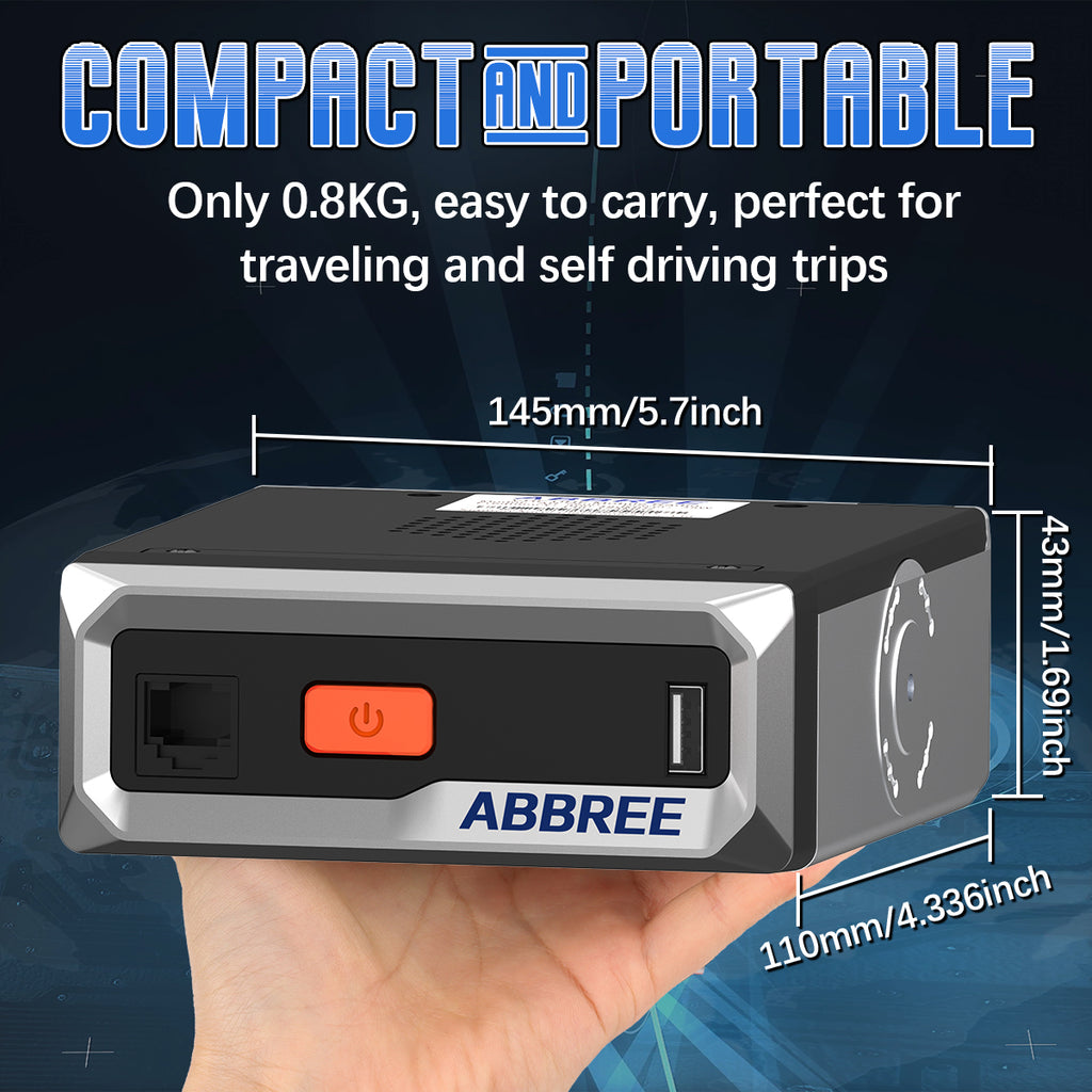 ABBREE AR-7600 V1 V2 Mini Mobile Radio Multi Band FM AM VHF UHF Wireless Copy Frequency Long Range V2 Add GPS With Speaker Mic