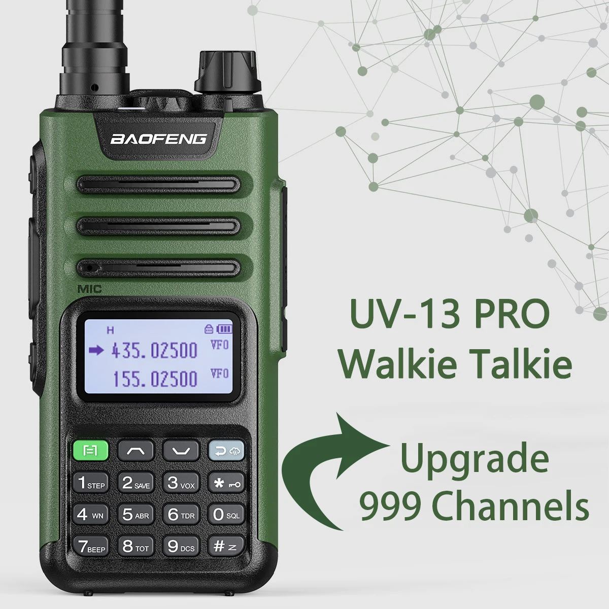 BaoFeng UV-13 PRO V1 V2 High Power Multi Band Walkie Talkie Type C Charger Long Range UV-13 UV-5R Transceiver Ham Two Way Radio