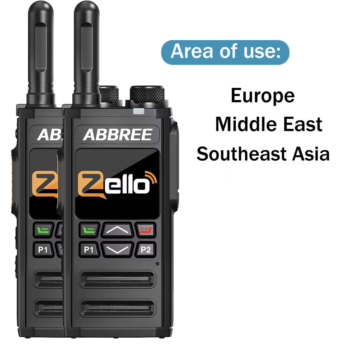ABBREE GP-268 Network Walkie Talkie Zello Global POC Radio Wireless Unlimited distance SIM Card 4G Android Bluetooth Ham Radio