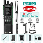 Baofeng DMR DM-32 3200mAh Digital Walkie Talkie GPS Dual Mode Analog TDMA Dual Time Slot AM FM APRS Digital Call Ham Radio DM-1701 UV-32