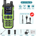 Baofeng UV-21 Pro Wireless Copy Frequency VHF UHF Powerful Waterproof V2 Long Range UV-32 Long Range Type-C Two Way Ham Radio
