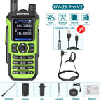 Baofeng UV-21 Pro Wireless Copy Frequency VHF UHF Powerful Waterproof V2 Long Range UV-32 Long Range Type-C Two Way Ham Radio