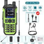 Baofeng UV-21 Pro Wireless Copy Frequency VHF UHF Powerful Waterproof V2 Long Range UV-32 Long Range Type-C Two Way Ham Radio