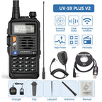 Baofeng 10W Walkie Talkie UV-S9 PLUS Dual Band Tri Power Long Range High Power UV-S9 Upgrade UV 5R PLUS Ham Two Way Radio