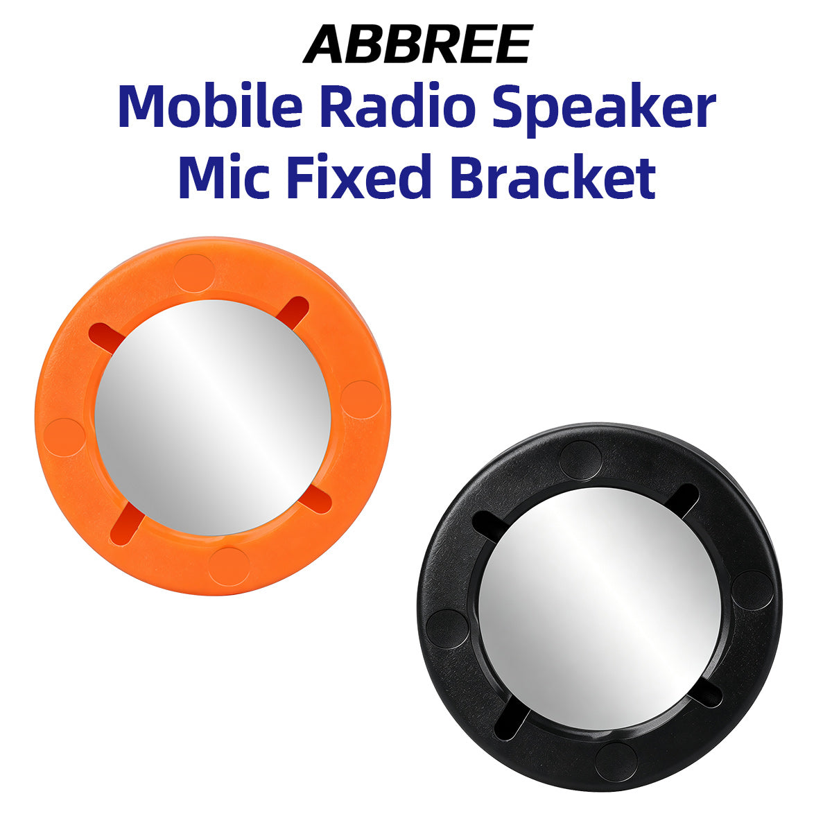 ABBREE CB Radio Microphone Fixed Bracket Magnetic Mic Mount GMRS VHF UHF Bracket Microphone Holder Portable for Car Mobile Radio