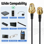 ABBREE SMA Male to Female RG174 Coaxial Extension Cable 3M 5M 10M WiFi Antenna RF Coax Pigtail for Router Network Card