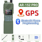 Baofeng AR-152 PRO GPS Ham Radio High Powerful CS Tactical Game Walkie Talkie Long Range Upgraded AR-152 Portable Two Way Radio