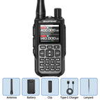 BAOFENG MINI 5 Walkie Talkie 2200mAh Battery APP Bluetooth Programming Long Range Dual PTT Newly Upgraded UV-5R MINI Ham Radio