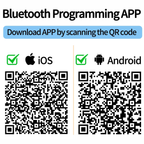 ABBREE Bluetooth Wireless Programmer for Walkie Talkie Plug & Play No Driver Issue Phone for UV5R BF888S Quansheng UVK5
